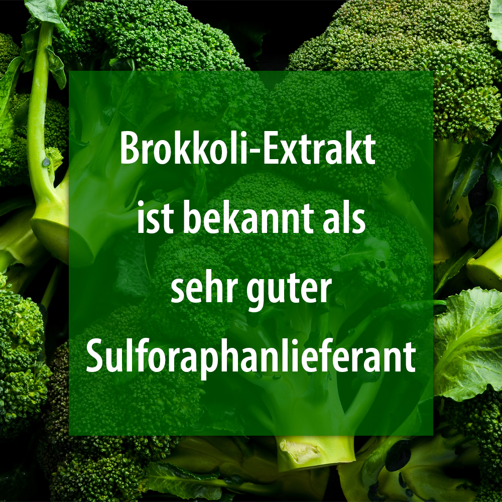 Brokkoli-Anzeige